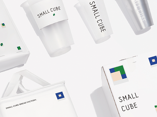 SMALL CUBE小方块烘焙品牌视觉设计（个人主页-ZNjU3ODE5MjQ=） - Logo - 站酷设计师伊雪冬原创素材 - 站酷ZCOOL