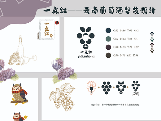 一点红—红葡萄酒包装设计