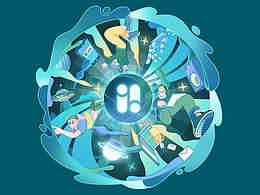 Zkme品牌插画及延展