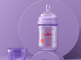 奶瓶C4D建模渲染