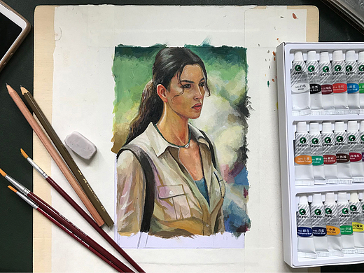 水粉小画儿和练手玩儿的（多图合集）