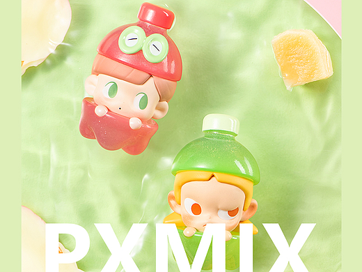 潮玩摄影丨泡泡玛特 萌粒 x 光影集 PXMIX