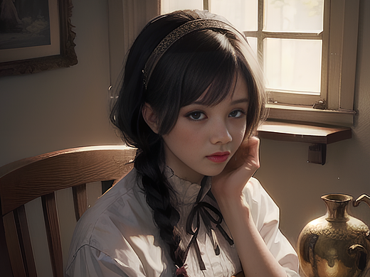 AIGC女孩&复古（个人主页-ZNjU2MjY4NDg=） - AI作品 - 站酷设计师VcYe原创素材 - 站酷ZCOOL