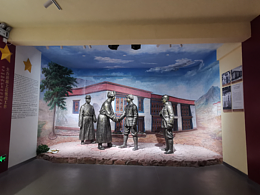 昌都市博物館藝術(shù)場(chǎng)景、雕塑、壁畫制作