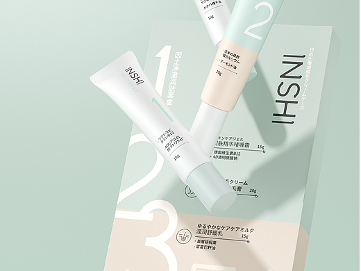 INSHI品牌脫毛膏包装设计  ○  Art S