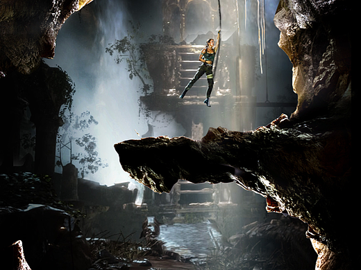 古墓丽影：源起之战 Tomb Raider  倒计时海报 