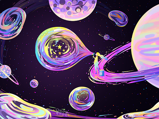 星球绮梦系列插画