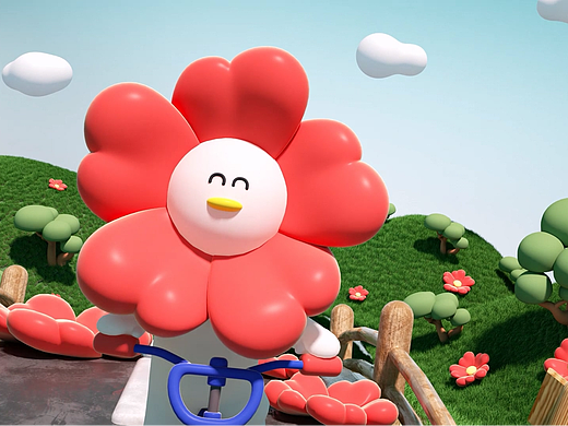 公益短片|三维动画《腾讯小红花》