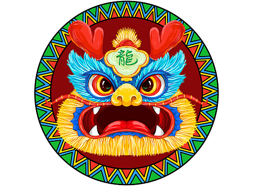 神龙（个人主页-ZNjY1ODMyMjg=） - 新锐潮流插画 - 站酷设计师潮乐门原创原创素材 - 站酷ZCOOL