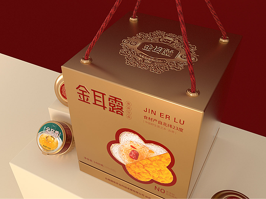 金耳露饮品_包装设计(线下精装礼品）（个人主页-ZNjg3NzY2ODA=） - 包装 - 站酷设计师hansguo原创素材 - 站酷ZCOOL
