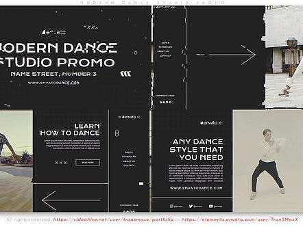 AE模板|高级快闪时尚街舞DJ舞蹈工作室宣传片