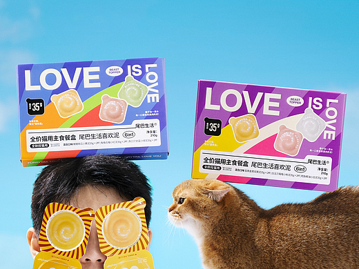 喜欢泥 宠物猫主食餐盒 ｜ 宠物 猫 罐头 包装 品牌