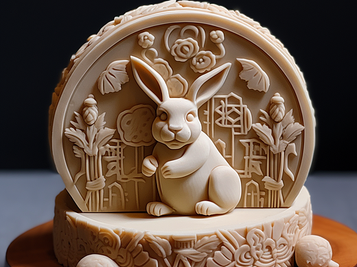 中秋兔子月饼