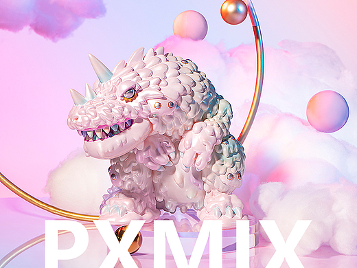 手办摄影丨泡泡玛特 大久保文森特系列 x 光影集 PXMIX