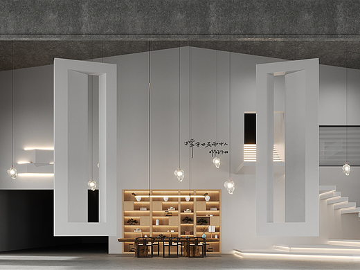 办公室设计||全屋微水泥，高级感诧寂工作室