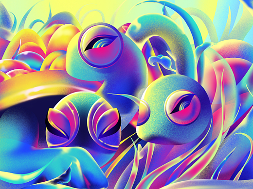 #2022青春答卷# 《逍遥之境·Dromomania》（个人主页-ZNjA4MDc1NDg=） - 艺术插画 - 站酷设计师言榷原创素材 - 站酷ZCOOL