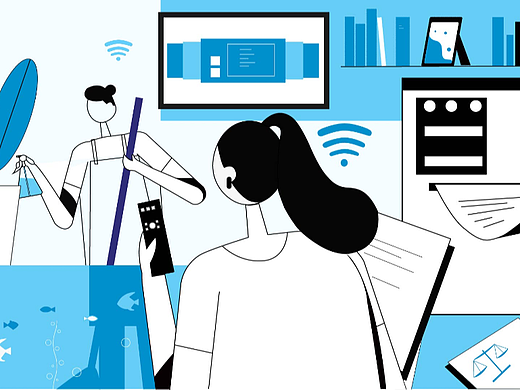 办公室 场景插画（个人主页-ZNjQwOTM5NjQ=） - 商业插画 - 站酷设计师潘霆旭原创素材 - 站酷ZCOOL