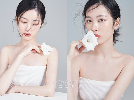 高级感爆棚的人像少女写真，时尚明星杂志视觉感