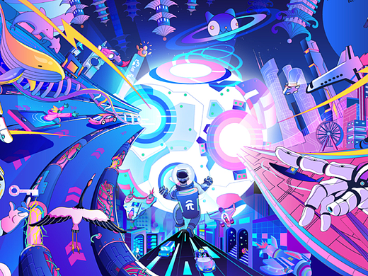 Meta · 百变世界由你而定 / 商业插画主视觉