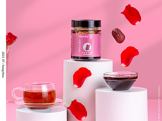 玫瑰红枣膏拍摄 | 电商摄影 | 美食拍摄