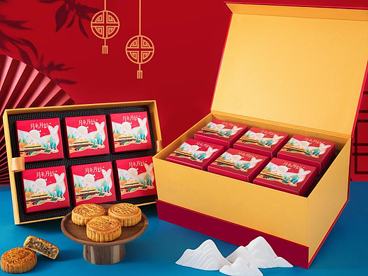中秋礼盒（个人主页-ZNjA4OTY5NDA=） - 美食摄影 - 站酷设计师拾花印像原创素材 - 站酷ZCOOL