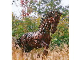 机械马-北京广阳谷城市森林公园主题雕塑