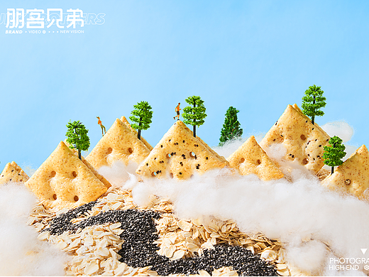 美食摄影▕ 卡慕饼干 X 朋客兄弟