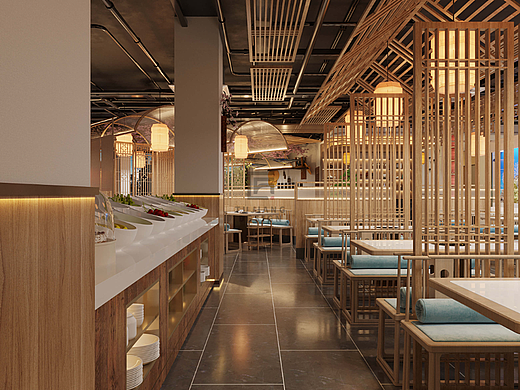 京创商业空间设计展厅设计2022成都火锅餐厅装修成都餐厅创意设计匠客