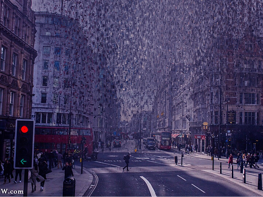 沙尘暴粉末爆炸特效PS动作