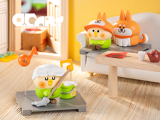 萌趣 小鹦鹉BEBE纪念日系列微盒拍摄