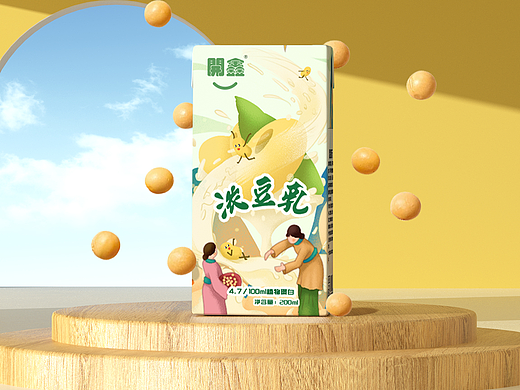 開鑫浓豆乳/浓郁/纯正的中国风味