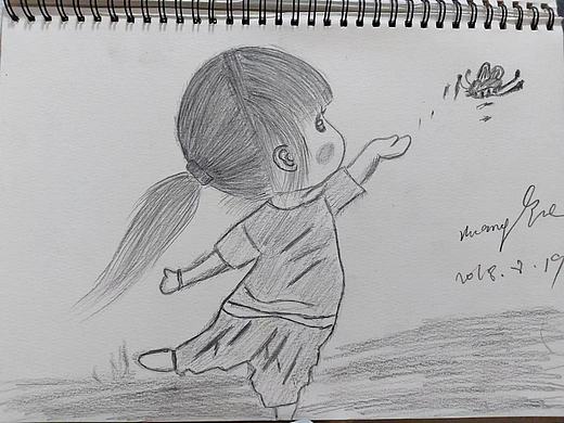 拿起画笔画一些喜欢的图案