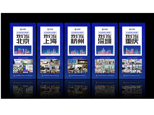各城市分公司海报