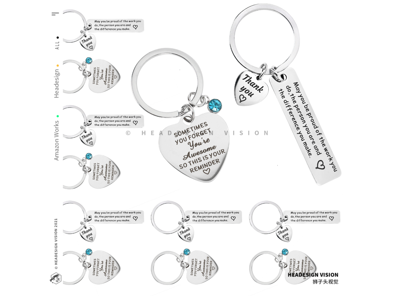 钥匙扣亚马逊拍摄_主图设计_A+详情页设计_视频制作_亚马逊主图设计站酷ZCOOL