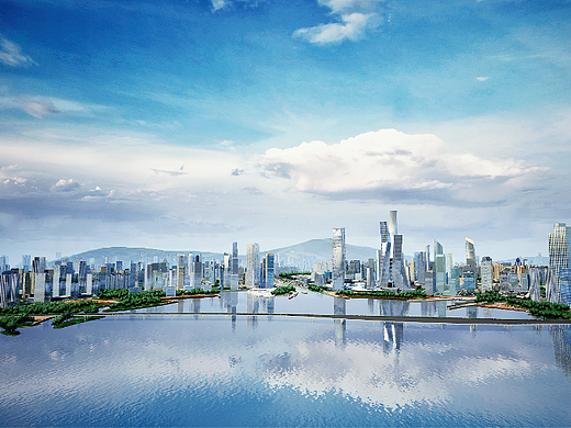 UE4/UE5深圳前海湾规划场景
