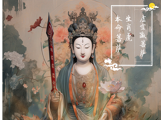 虚空藏菩萨,生肖为“牛”和“虎”本命佛