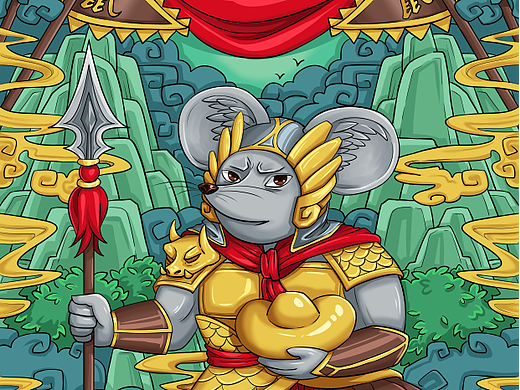 十二生肖（個人主頁-ZNjM2NTc1ODA=） - 商業(yè)插畫 - 站酷設計師月布能行原創(chuàng)素材 - 站酷ZCOOL