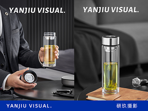 2022年度作品合集-商务玻璃杯摄影