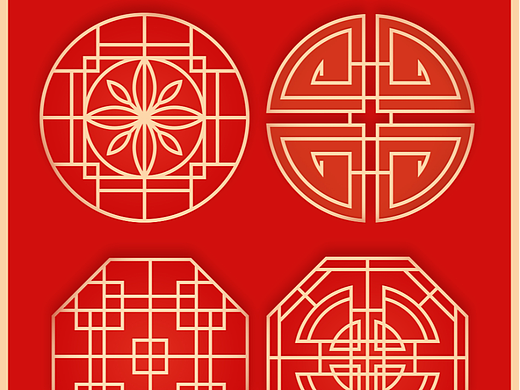 中式传统纹样图案——回字纹