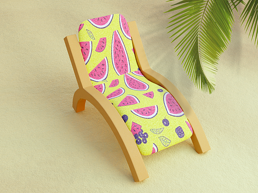 沙滩椅（个人主页-ZNjQxMDczNjQ=） - 其他三维 - 站酷设计师天上的星亮晶晶原创素材 - 站酷ZCOOL