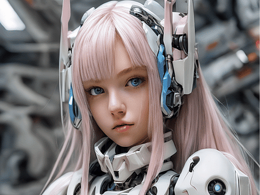 Dva-机甲少女（个人主页-ZNjcxMjYwNzI=） - IP形象 - 站酷设计师帅海海丶原创素材 - 站酷ZCOOL