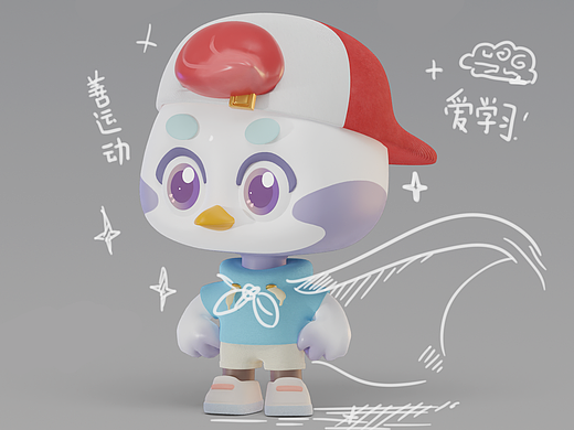 飞鹤IP形象参赛作品，飞鹤家族即刻出道！