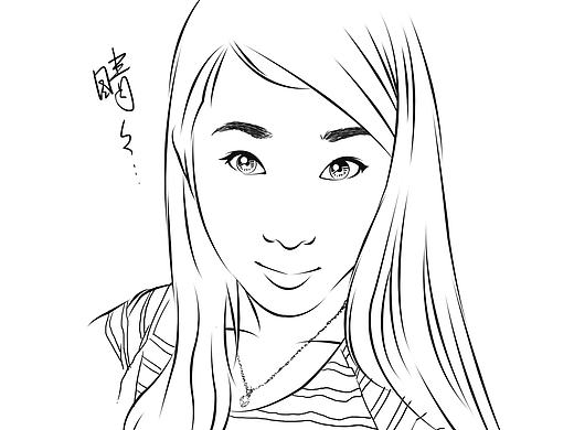 手绘线稿肖像（个人主页-ZMTg4NjExODQ=） - 创作习作 - 站酷设计师飛雲鲨鱼原创素材 - 站酷ZCOOL