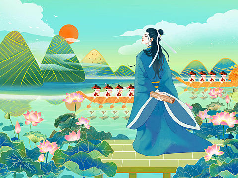 端午（个人主页-ZNTMzOTcxMTY=） - 艺术插画 - 站酷设计师YA奶黄糖包原创素材 - 站酷ZCOOL
