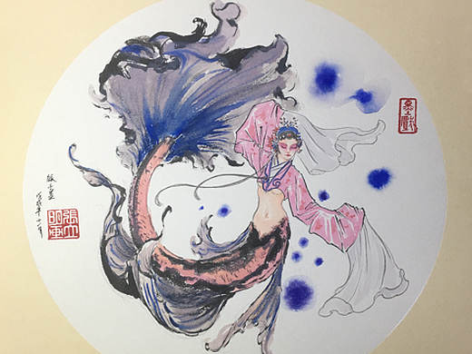 人鱼传说纯艺术-绘画974429绿茶19853年前中国风《毒液》纯艺术-绘画