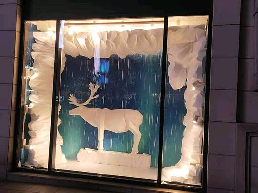 冰天雪地的櫥窗（個人主頁-ZNTMyODkyMTI=） - 商業(yè)空間設(shè)計 - 站酷設(shè)計師Leon櫥窗道具原創(chuàng)素材 - 站酷ZCOOL