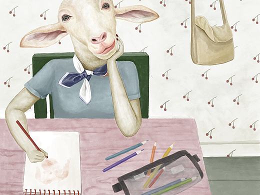 畫(huà)畫(huà)發(fā)呆羊（個(gè)人主頁(yè)-ZNTE5OTY5MTY=） - 兒童插畫(huà) - 站酷設(shè)計(jì)師51Xing原創(chuàng)素材 - 站酷ZCOOL