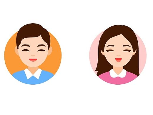 默認(rèn)頭像 男女（個(gè)人主頁(yè)-ZMTM5NjExODQ=） - 圖標(biāo) - 站酷設(shè)計(jì)師一籃黃橙子原創(chuàng)素材 - 站酷ZCOOL