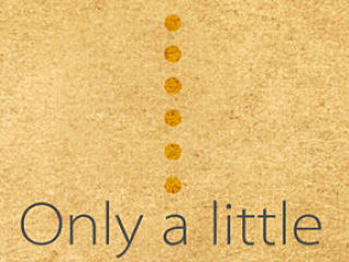 Only a  little 节约资源 公益海报