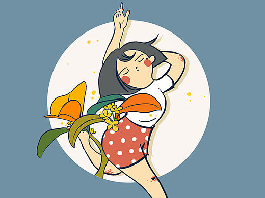 周五少女。